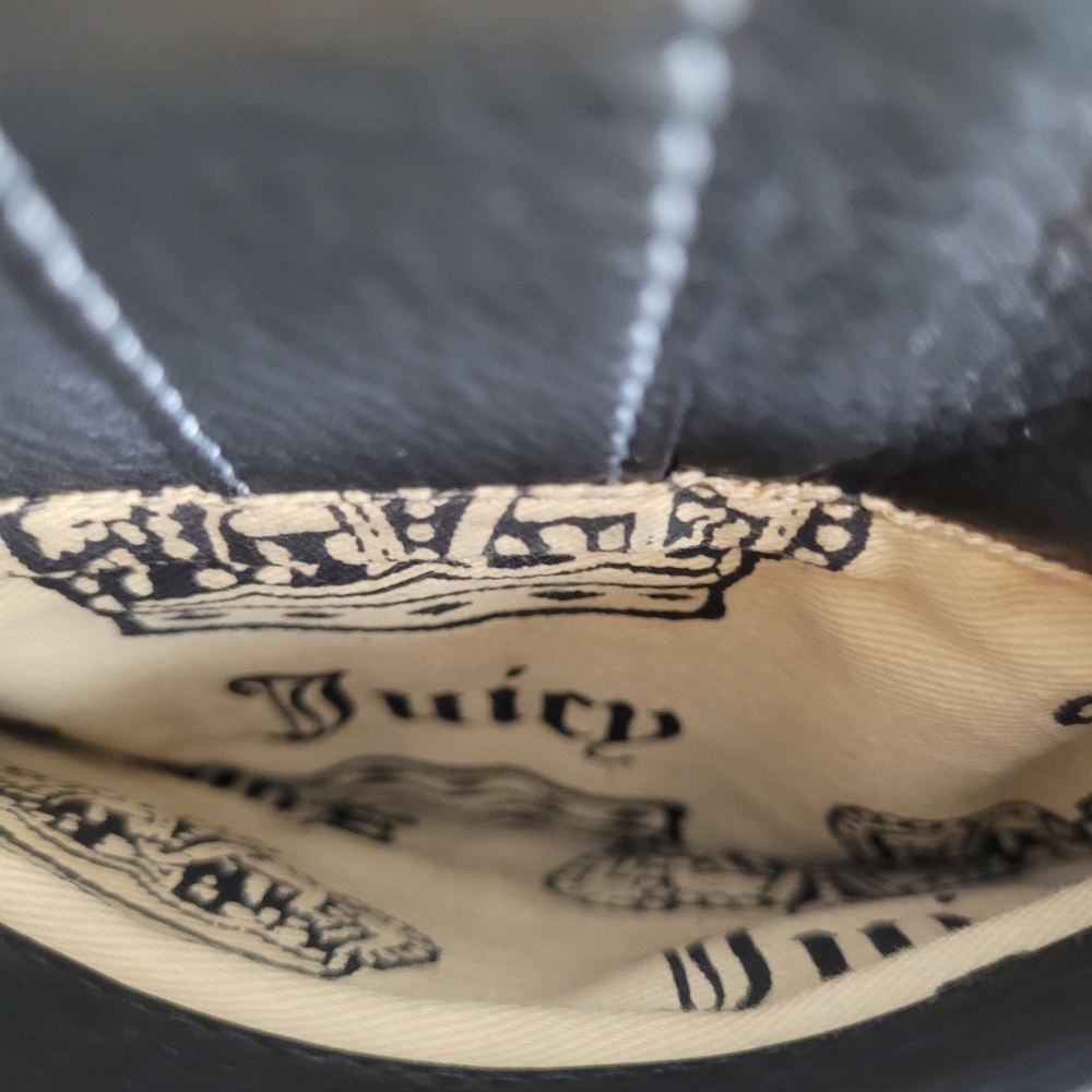 Juicy Couture Black Crossbody Bag with Gold Accents - Picture 10 of 13